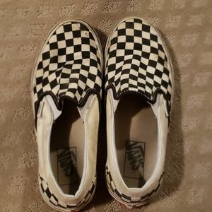 checkered vans